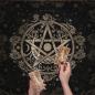 Preview: Tarot Altar Decke 50 cm mit spirituellem Design