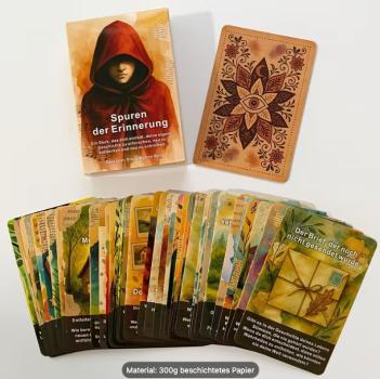 Preview: Orakelkarten Deutsch - Spuren der Erinnerung – 50 Karten | Meditation & Achtsamkeit