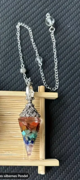 7 Chakra Pendel - 7 Edelsteine 7 Chakra Pendel - 7 Edelsteine