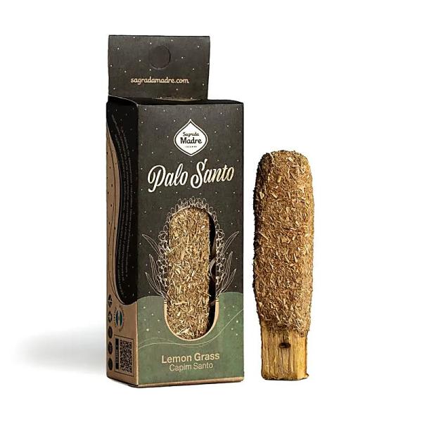 Sagrada Madre Palo Santo Räucherstäbchen mit Zitronengras – Handgefertigtes Natur-Räucherwerk für eine frische Atmosphäre. Sagrada Madre Palo Santo Räucherstäbchen mit Zitronengras – Handgefertigtes Natur-Räucherwerk für eine frische Atmosphäre.
