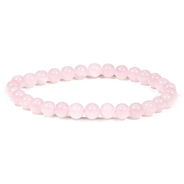 Rosenquarz Perlen Armband Rosenquarz Perlen Armband