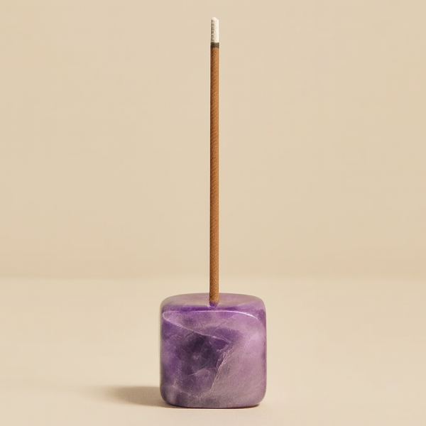 Amethyst Räucherstäbchenhalter Amethyst Räucherstäbchenhalter