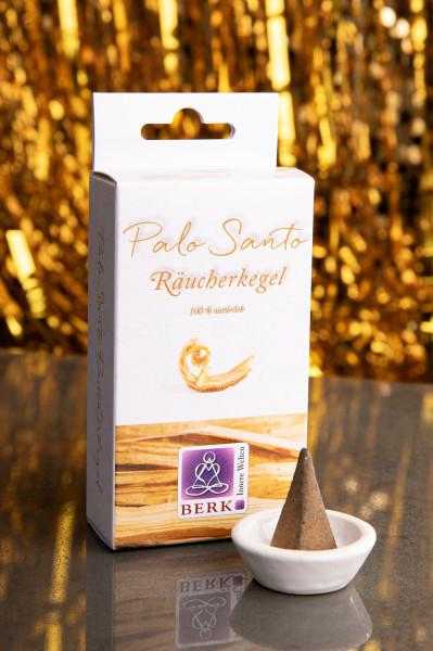 Räucherpyramide Palo Santo – 8 Pyramidenkegel mit Keramikhalter Räucherpyramide Palo Santo – 8 Pyramidenkegel mit Keramikhalter