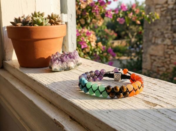 Chakra Premium Edelstein-Armband