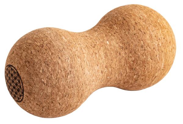 Faszien Duoball aus natürlichem Kork zur Muskelentspannung und Massage